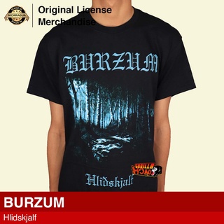 เสื้อยืดโอเวอร์ไซส์เสื้อยืด ผ้าฝ้าย พิมพ์ลายวงดนตรี BURZUM Hlidskjalf พรีเมี่ยม สําหรับผู้ชาย และผู้หญิงS-4XL