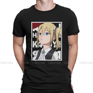 เสื้อยืดผ้าฝ้ายพิมพ์ลายขายดี เสื้อยืด แบบนิ่ม พิมพ์ลาย Ai Hayasaka Kaguya Sama Love Is War Manga Camisetas สไตล์คลาสสิก