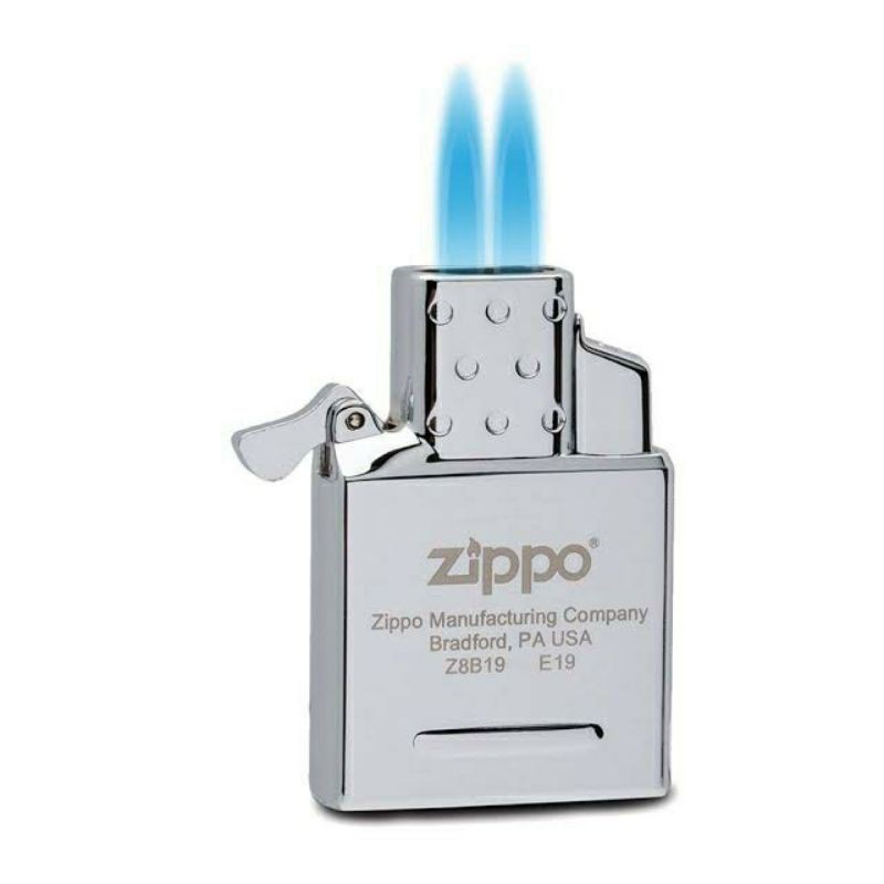 🇺🇸ไฟแช็ค Zippo ของแท้ Butane Lighter Insert double Torch 1695( ของแท้ 100% มีของพร้อมส่ง)รับประกันตล