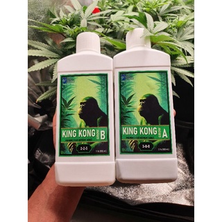 King Kong Grow AB ปุ๋ยน้ำ AB สูตรทำใบ ปุ๋ยทำใบ เร่งใบ เร่งโต เหมาะสำหรับพืชทุกชนิด