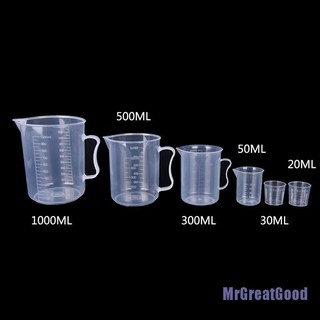 🚀 20/30/50/300/500/1000ML Plastic Measuring Cup Jug Pour Spout Surface Kitchen,