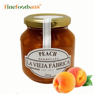 ลา เวียฮา ฟาบริกา ผลิตภัณฑ์ทาขนมปัง พีช 350 กรัม LA VIEJA FABRICA Peach Mermelada 350 g.