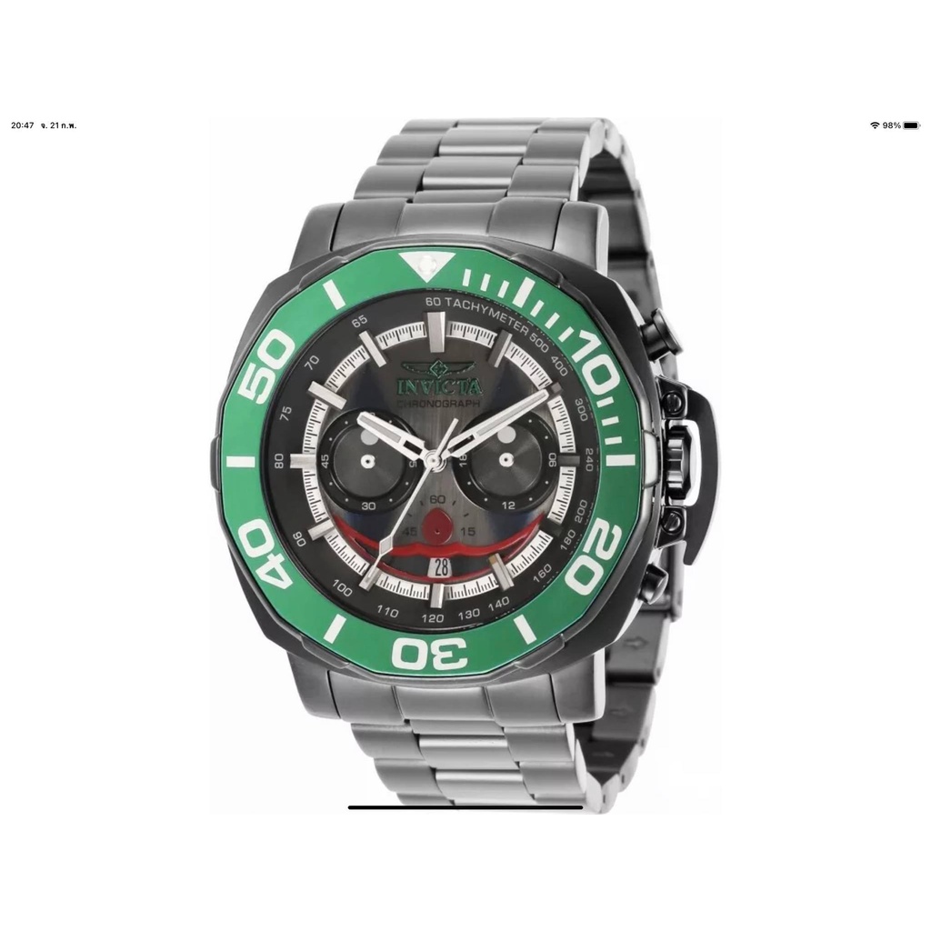 นาฬิกา INVICTA MEN'S 35074 DC COMIC JOKER LIMITED EDITION 48 MM พร้อมกล่อง (ใหม่)