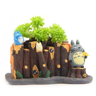 รั้วเรซิ่น รูปกระถางดอกไม้ และมังกร ขนาดเล็ก DIY