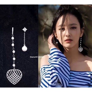 ต่างหูเพชร cz แท้งาน Hiend jewelry grade