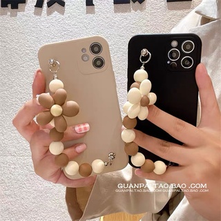 Huawei P30lite Nova4e Nova2i Nova2lite Nova3 Nova3i Nova4 Nova5 Nova5t Nova5i Nova5iPro Nova5z Nova6 Nova6SE Nova7 Nova7SE Nova7Pro Nova8 Nova8SE Nova8Pro Y7A Phone Case Frosted Flower Bracelet TPU TPU Soft Cover กรณีศึกษา