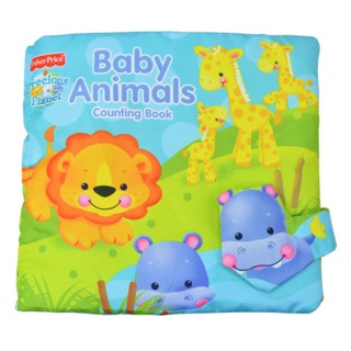 หนังสือผ้า Fisher-Price Baby Animal Counting Book