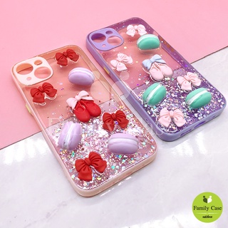 Oppo เคสมือถือ TPU ขอบสีกันกล้อง กากเพชรกริตเตอร์ไล่สีติดอไหล่มาการองสี