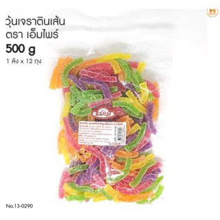 วุ้นเจลาตินเส้น เยลลี่ เยลลี่เส้น ขนาด 500 กรัม ตราเอ็มไพร์