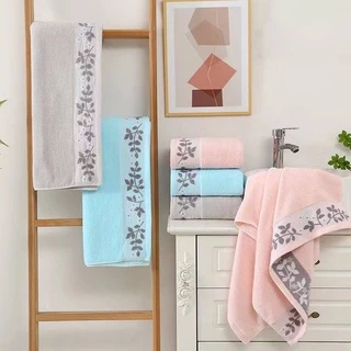 ผ้าเช็ดตัว เนื้อผ้าหนาอย่างดี ผ้าcotton100% มี 3 สีขนาด70*140cm M99