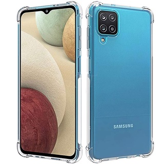 คสกันกระแทก เคสโปร่งใสสำหรับ ซัมซุง Samsung Galaxy A12 A42 A02S A03S A02 M12 M32 M22 M62 F62 A21S A32 A22 A52 A72 4G 5G เคสปกเคสโทรศัพท์ราคาถูก Phone Case Cover