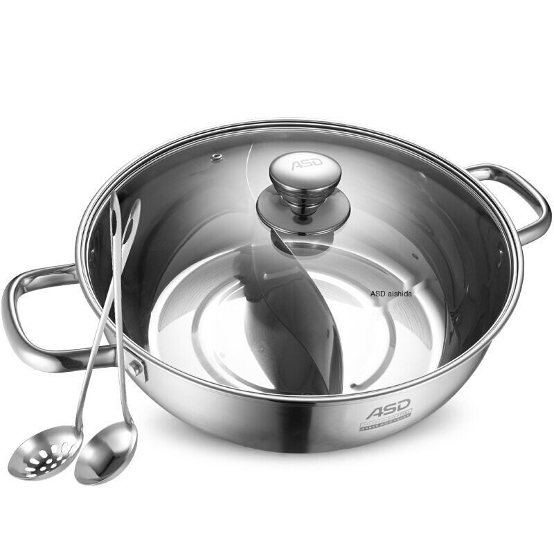 ASD Mandarin Duck Pot Hot Induction Cooker Cookware 304 Stainless Steel ...