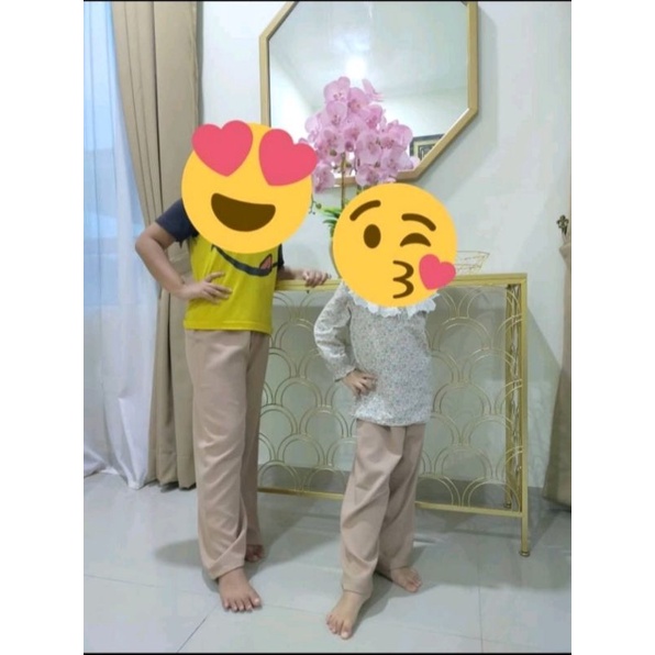 Se กางเกง palazo Slave Sexl Slave Sexl Jalan 2 Sexl กางเกงขายาว สําหรับเด็กผู้หญิง มุสลิม Sexl como 