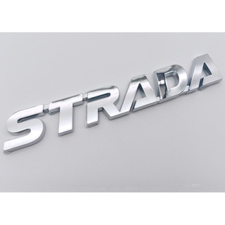 ตัวอักษร โลโก้ สตาร์ด้า มิตซูบิชิ งานพลาสติก STRADA mitsubishi Letter emblem Logo Car for rear trunk