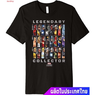 terdiny Marvelเสื้อยืดยอดนิยม Marvel Legends Series Legendary Collector Checklist Premium T-Shirt Marvel Popular T-shirt