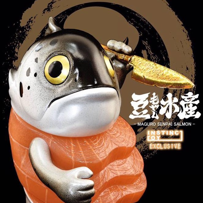 gachabox Mame Moyashi - Maguro Senpai by Chino Lam - Designer Toy Art Toy Collectible