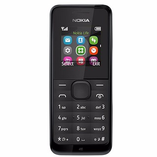 โทรศัพท์มือถือโนเกีย  ปุ่มกด NOKIA 105  (สีดำ) 3G/4G รุ่นใหม่ 2020