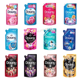 ผลิตภัณฑ์น้ำยาปรับผ้านุ่ม ดาวน์นี่ Downy สูตรเข้มข้น ชนิดถุงเติม ขนาด 500-590มล