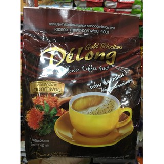 กาแฟผสมดอกคำฝอย DELONG OTOP 450 กรัม