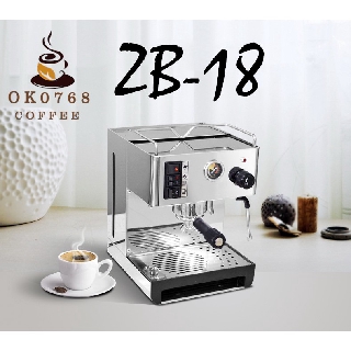 ZBOSS ZB-18 ZB-19 คลาสสิกเครื่องชงกาแฟกึ่งอัตโนมัติอิตาลี / เครื่องชงกาแฟบ้านกึ่งอัตโนมัติ