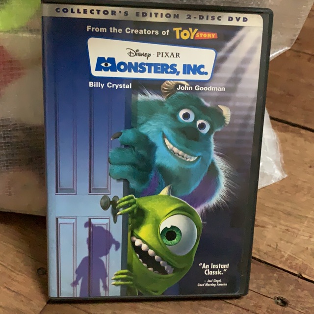 Monsters,inc.  collector’s edition2 disc DVD #used