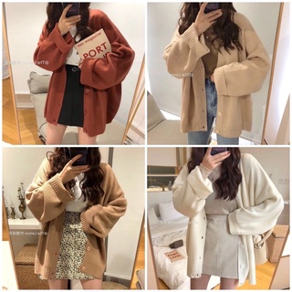 Somedays_closet🌷พร้อมส่ง🌷 Noa cardigan คาร์ดิแกนไหมพรมคิวท์ๆสไตล์เกาหลีญี่ปุ่น