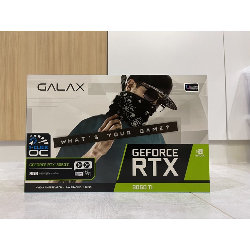 Galax rtx 3060ti (1 click oc) มือ1 ประกันไทย🔥