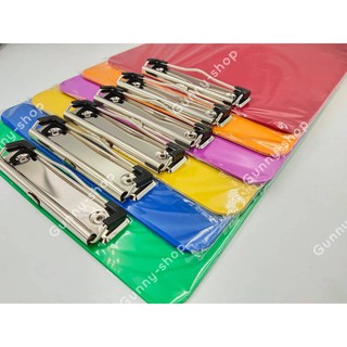 HAWK clip board คลิปบอร์ดสีพื้น ขนาดA4 (23*31 ซม.)