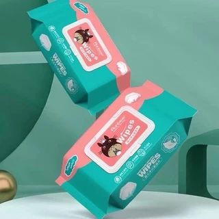 ทิชชู่เปียก80แผ่น ยี่ห้อBaby Wipes สูตรน้ำบริสุทธิ์ ผ้านุ่มชุ่มชื่น