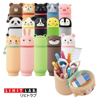 กระเป๋าซิลิโคนตั้งได้ไซส์ L (LIHIT Punilabo Stand Pen Case)