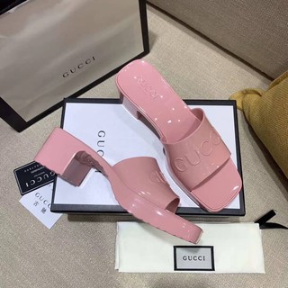 ***เชคสินค้าก่อนสั่งซื้อ***พร้อมส่งรองเท้า Gucci Rubber Slide Sandal 1:1 อุปกรณ์ครบเซต(ภาพถ่ายจากสินค้าจริง)