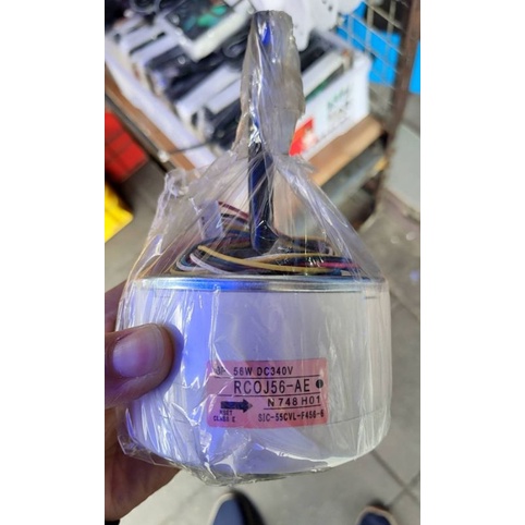 900314 มอเตอร์  คอยเย็น มิตซู SIC-55CVL-F456-6 RCOJ56-AF RCOJ56 พาร์ท E22J96300 ใช้ DC 340V รุ่น MSY