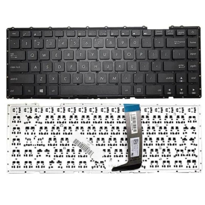 Asus A442 A442U X442 X442U แป้นพิมพ์แล็ปท็อปสีดํา