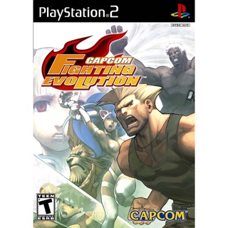 แผ่นเกมส์PS2 Capcom Fighting Evolution (USA) PS2 แผ่นเพล2 แผ่นplay2