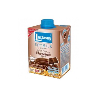 LACTASOY SOYMILK CHOCO 500ML.*12 Free Banana family Banana snack seaweed flavor 100 g.