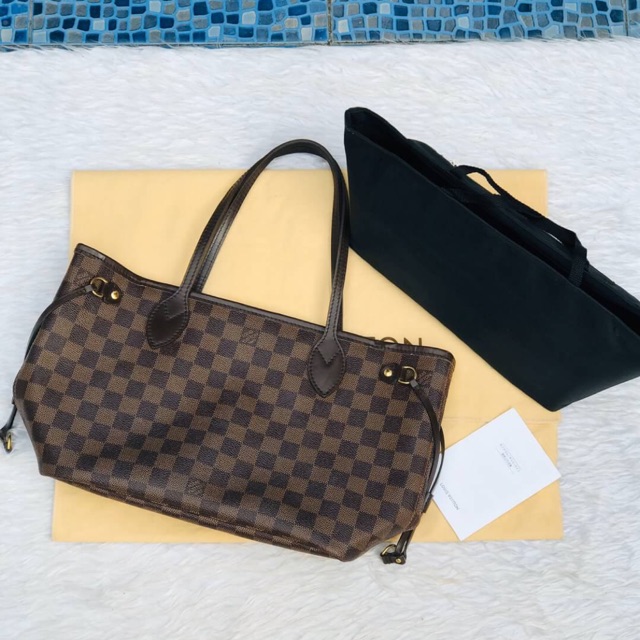 LV neverfull damier pm