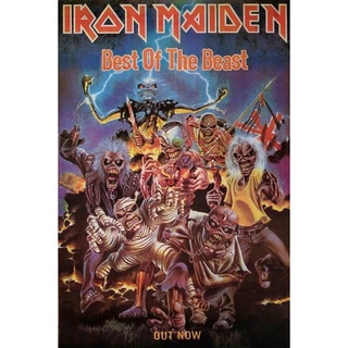 โปสเตอร์วงดนตรี วินเทจ Iron Maiden