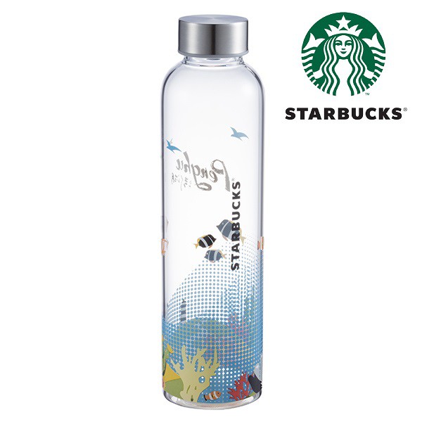 [ล้างสต๊อก] STARBUCKS :  2017 Starbucks Water Bottle Taiwan Penghu ขวดใส่น้ำลายเผิงฮู สินค้าจาก STAR