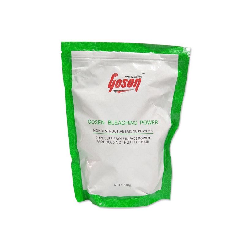 ผงฟอกโกเซ็น ผงฟอกสีขาว Gosen Bleaching Power 500g. โกเซ็น บลีชชิ่ง พาวเวอร์ ฟอกสีผม กัดสีผม