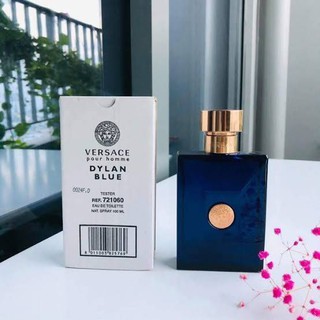 Versace Dylan Blue pour homme edt​ 100ml  tester 2090฿  ความหอมสดชื่นจากพรรณไม้และเนื้อไม้ รัญจวนด้วยส่วนผสมของธรรมชาติช