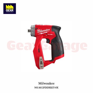 MILWAUKEE NO.M12FDDXKIT-0X Fuel Installation Drill/Driver w/Double-End Bit สว่านไขควงไร้สายเปลี่ยนหัวได้ Factory Gear