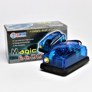 Magic-6600 (ปั๊มลม 1 ทาง เหมาะสำหรับตู้ปลา อ่างปลาขนาดเล็ก)