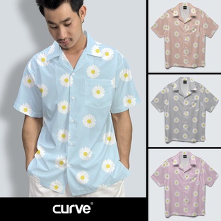 Curve SET09 เสื้อเชิ้ต เสื้อฮาวาย ลำลอง ลายดอก แพทเทริน แบบแฟชั่น ทรงสวย unisex ใส่สบาย สีเยอะ ไซส์ S,M,L,XL,2XL