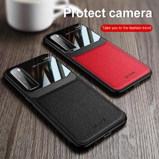 เคส Leather case Huawei Nova 7 Pro 7SE 7i 5T Y9 Prime 2019 P40 P40Pro P30Pro P30 lite P40lite Phone Case PU Leather Silicone Shockproof Cover