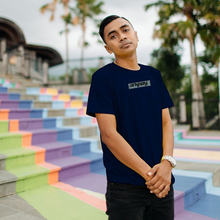 เสื้อยืด ANYWAY MENS DISTRO anyway NAVY 560