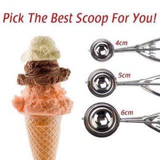 ที่ตักไอติม มี 3 ขนาดให้เลือก 4 cm. 5 cm. 6 cm. Ice cream scoops