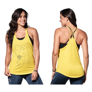 (Zumba Wear) Shine All Day Tank With Swarovski® Crystals (เสื้อกล้ามออกกำลังกายซุมบ้า)