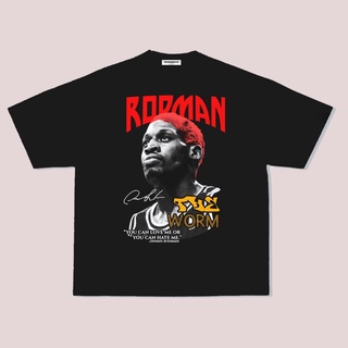 เสื้อยืด Rodman เสื้อยืดผ้าบางฮาเลย์ t-shirt ผ้ามุ้ง ผ้าบางใส่สบาย สไตล์วินเทจ