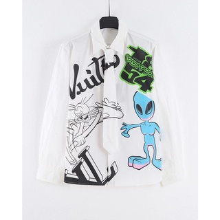 เสื้อเชิ้ต  ALIEN SHIRT  สินค้าพร้อมส่ง งานดีสุด มาพร้อมเน็กไท Size S - XL