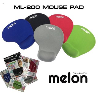 Melon แผ่นรองเม้าส์พร้อมเจลรองข้อมือ Mouse Pad with Gel Wrist รุ่นML-200